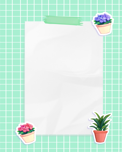 Green plant grid