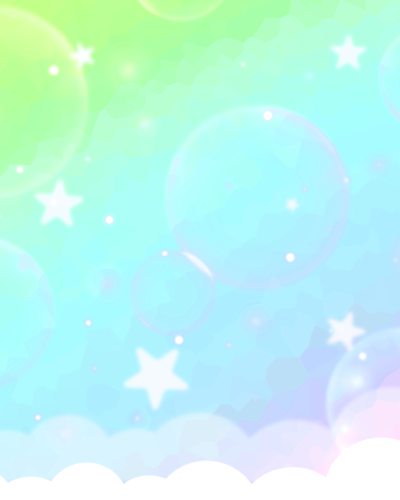 Light blue Bubble star sky