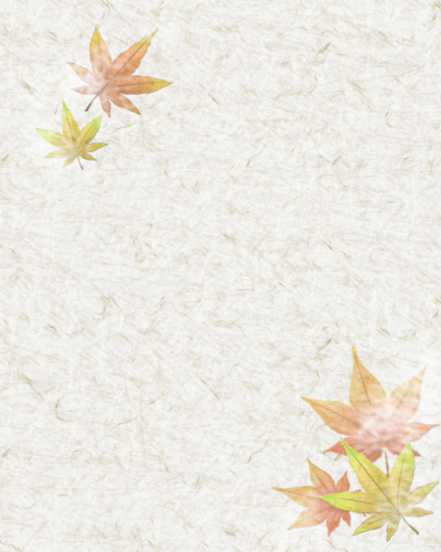Orange maple leaves