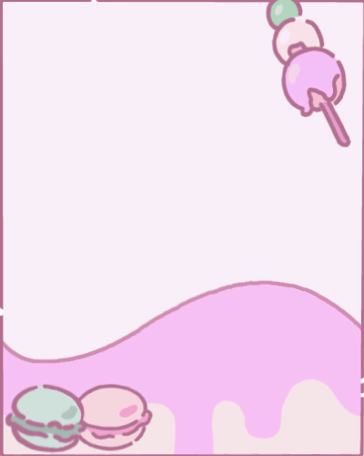 Purple dango paper