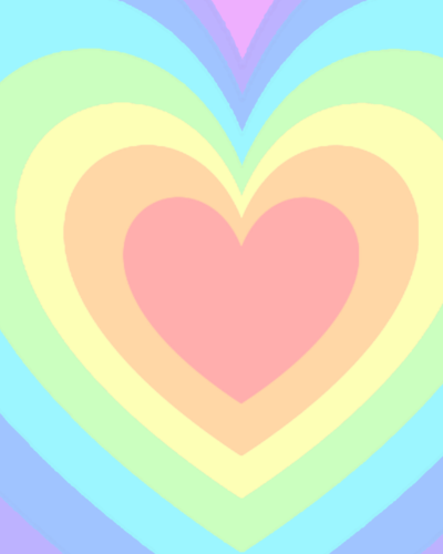 Rainbow Multiheart 1