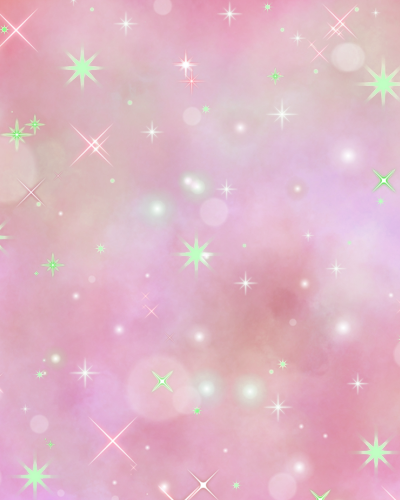 Red stars and sparkles