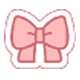 Cute pink bow