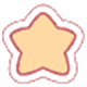 Cute yellow star